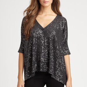 DKNY Sequin Dolman Top